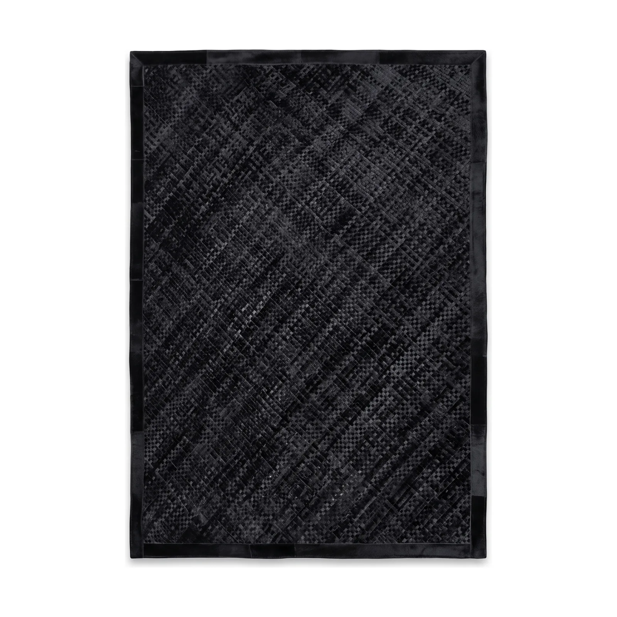 Black Cowhide Design Rug | Brazil | 200x300 cm | 170x240 cm