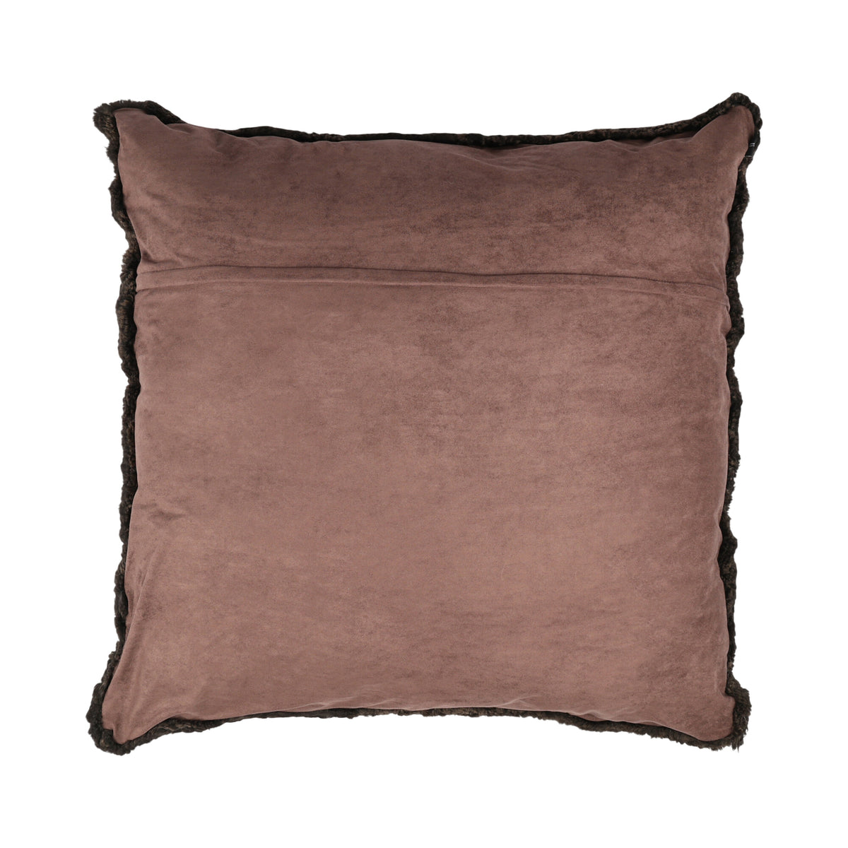 Poduszka Maxi Float | Krótka Wełna | 90x90 cm Czekoladowy