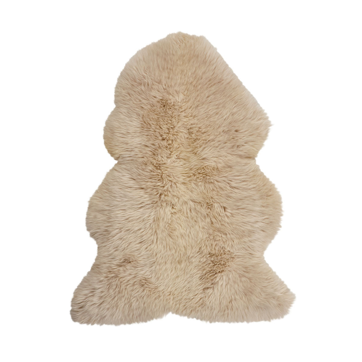 Owcza skóra z Nowej Zelandii | Długa wełna | 80 cm Lniany