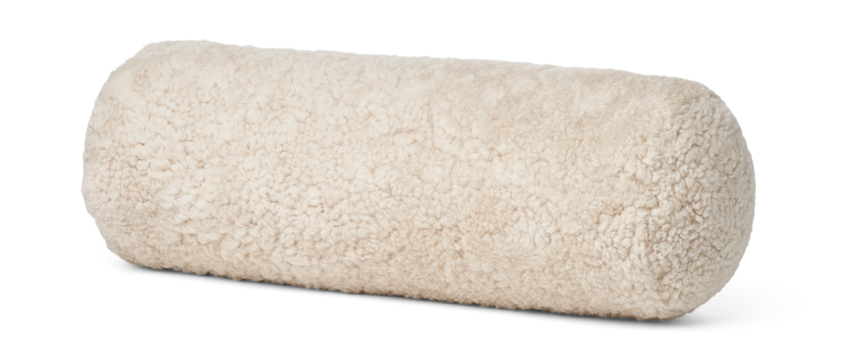 Poduszka Wałek | Krótka Wełna Owcza Skóra | D20xL52 cm