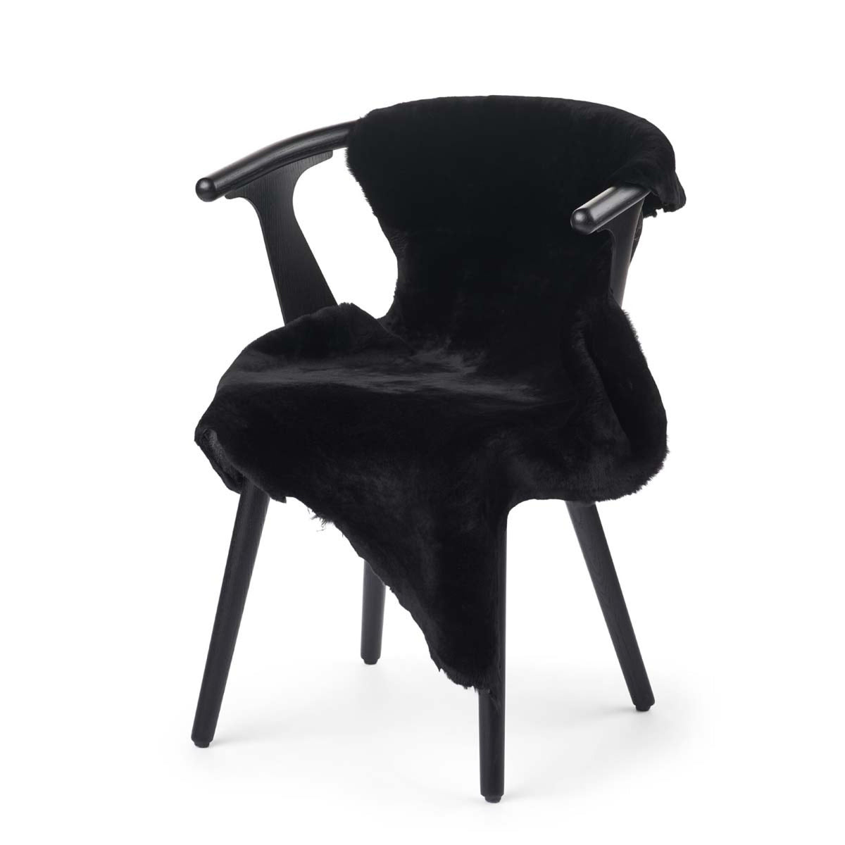 Owcza Skóra Double Face | Australia | 90 cm Czarny