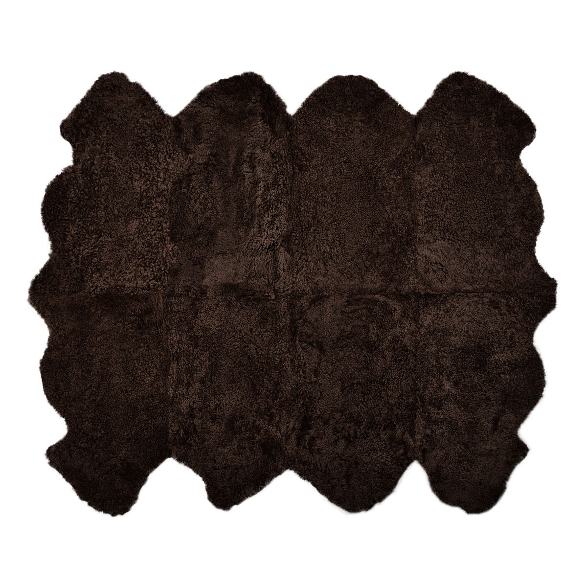 Premium | Owcza Skóra z Nowej Zelandii | Krótka Kręcona Wełna | Dywan 180x214 cm Cappuccino