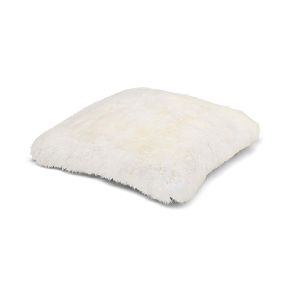 Poduszka Maxi Float | Długa Wełna | 90x90 cm Kość słoniowa