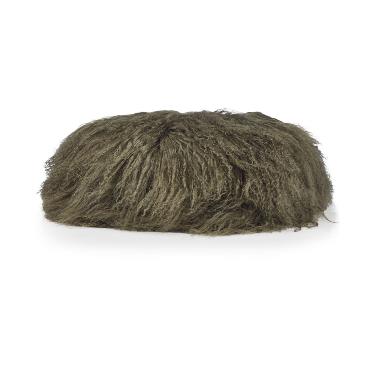 Tybetański Pokrowiec na Stołek | Ø35xH17 cm Hedge Green