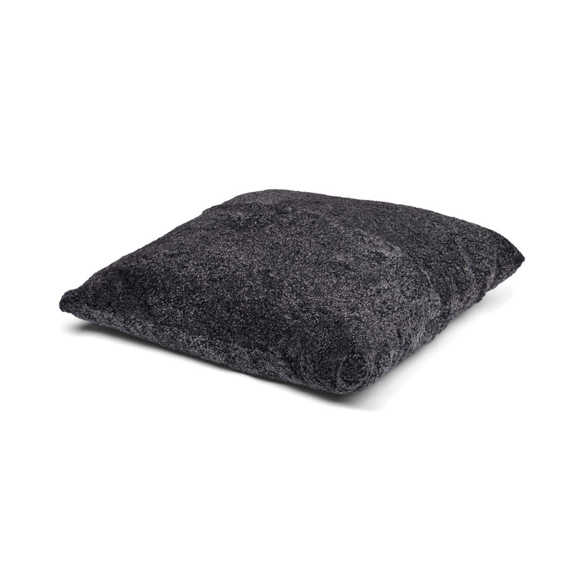 Poduszka Maxi Float | Dwustronna | Krótka wełna | 90x90 cm Antracytowy