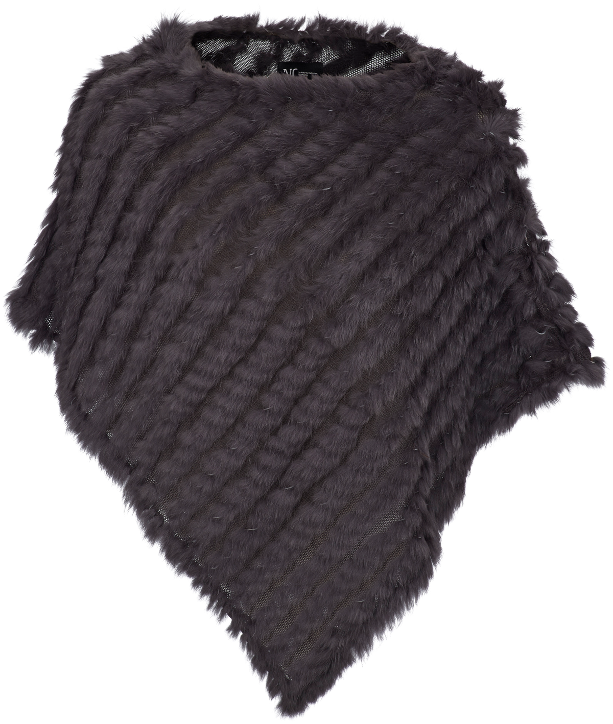 Poncho Molly Ciemnoszary