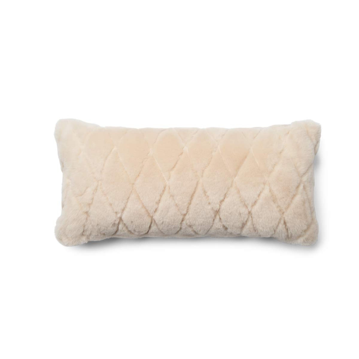 Poduszka Moccasin | Dwustronna | 28x56 cm Naturalny