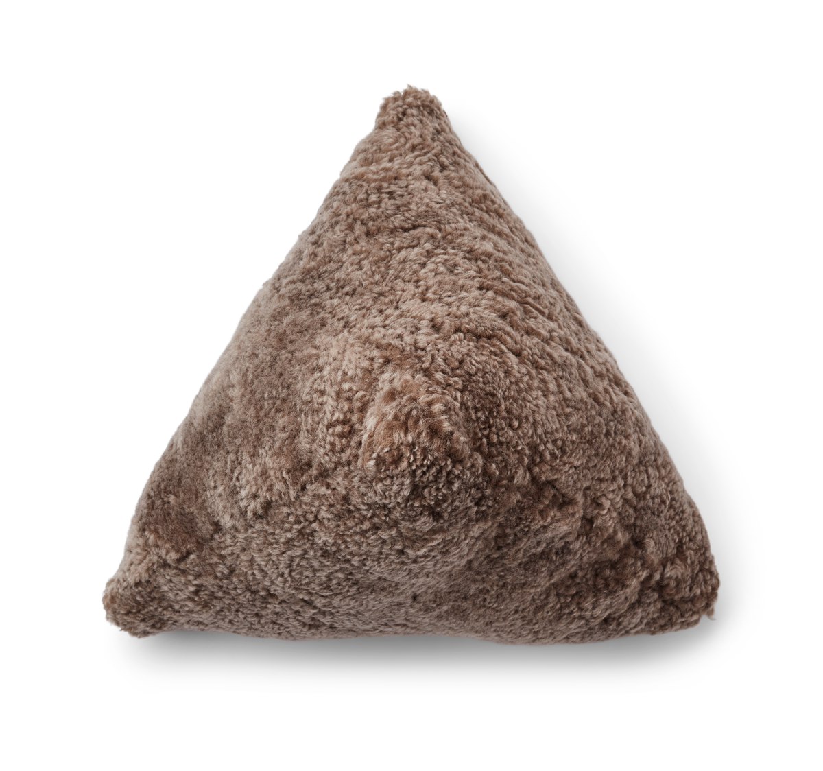 Poduszka Hematite | Krótka Wełna | 35x35x35 cm Taupe