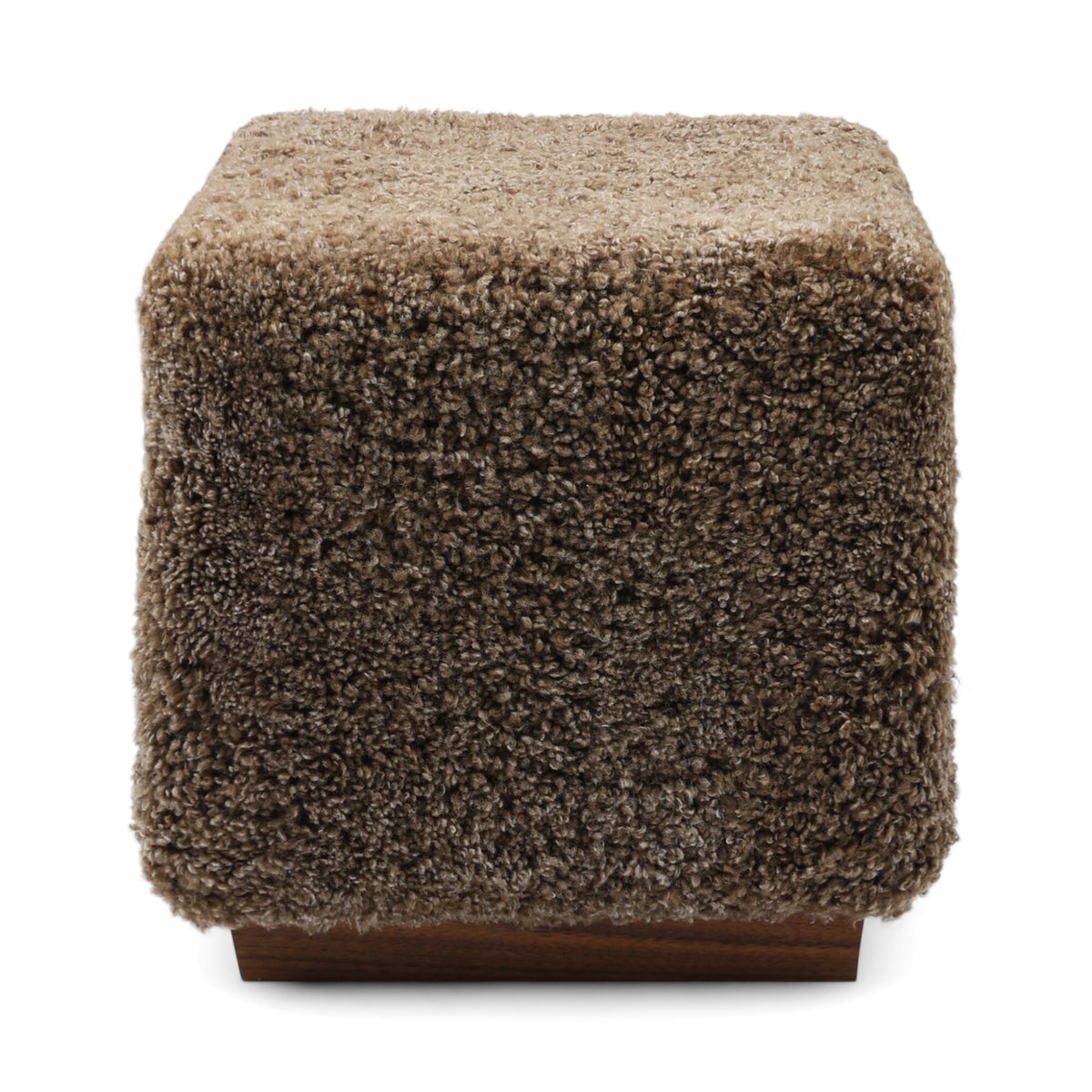 Puf Benjamin Cube Podstawa orzechowa / Taupe