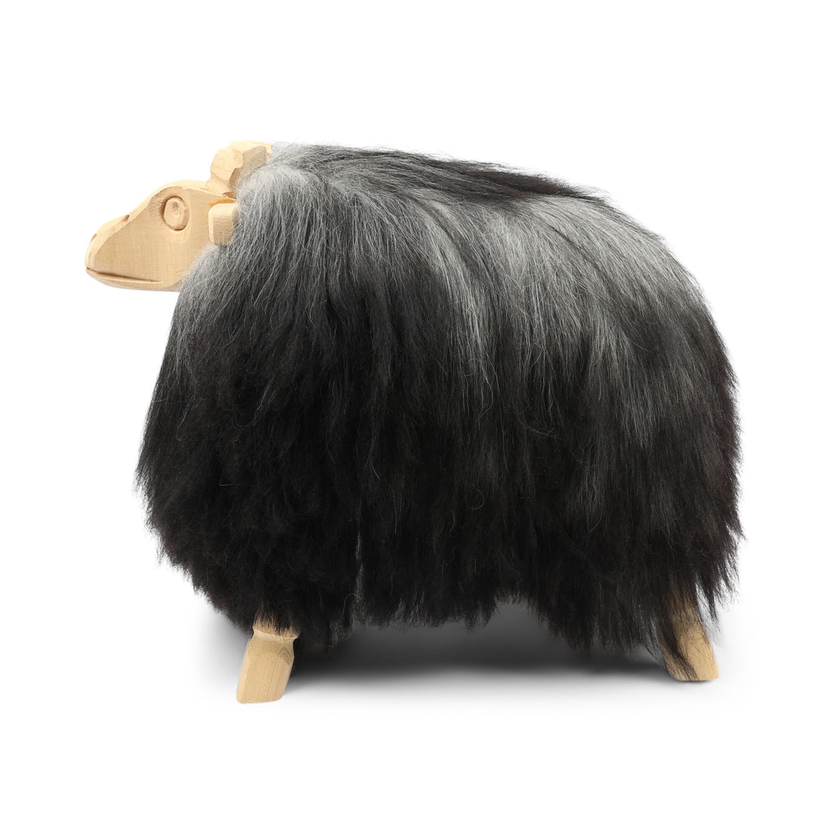 Owca Alpejska – Figurka Dekoracyjna Naturalny szary / Small
