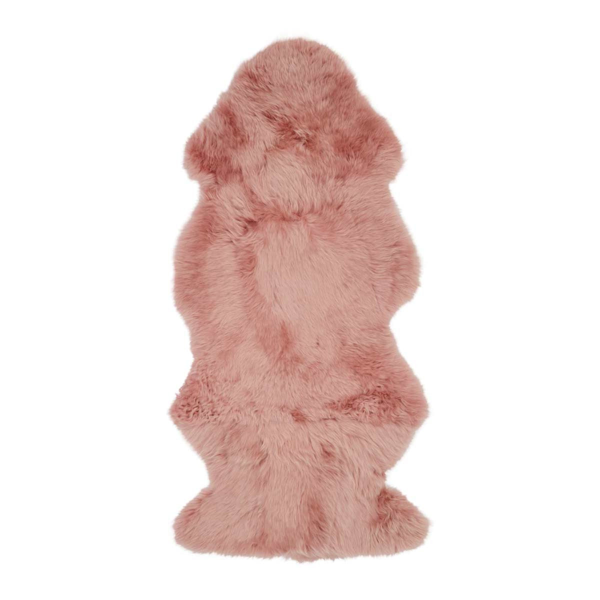 Premium | Owcza Skóra z Nowej Zelandii | Długa Wełna | Dywan 135 cm Rosa