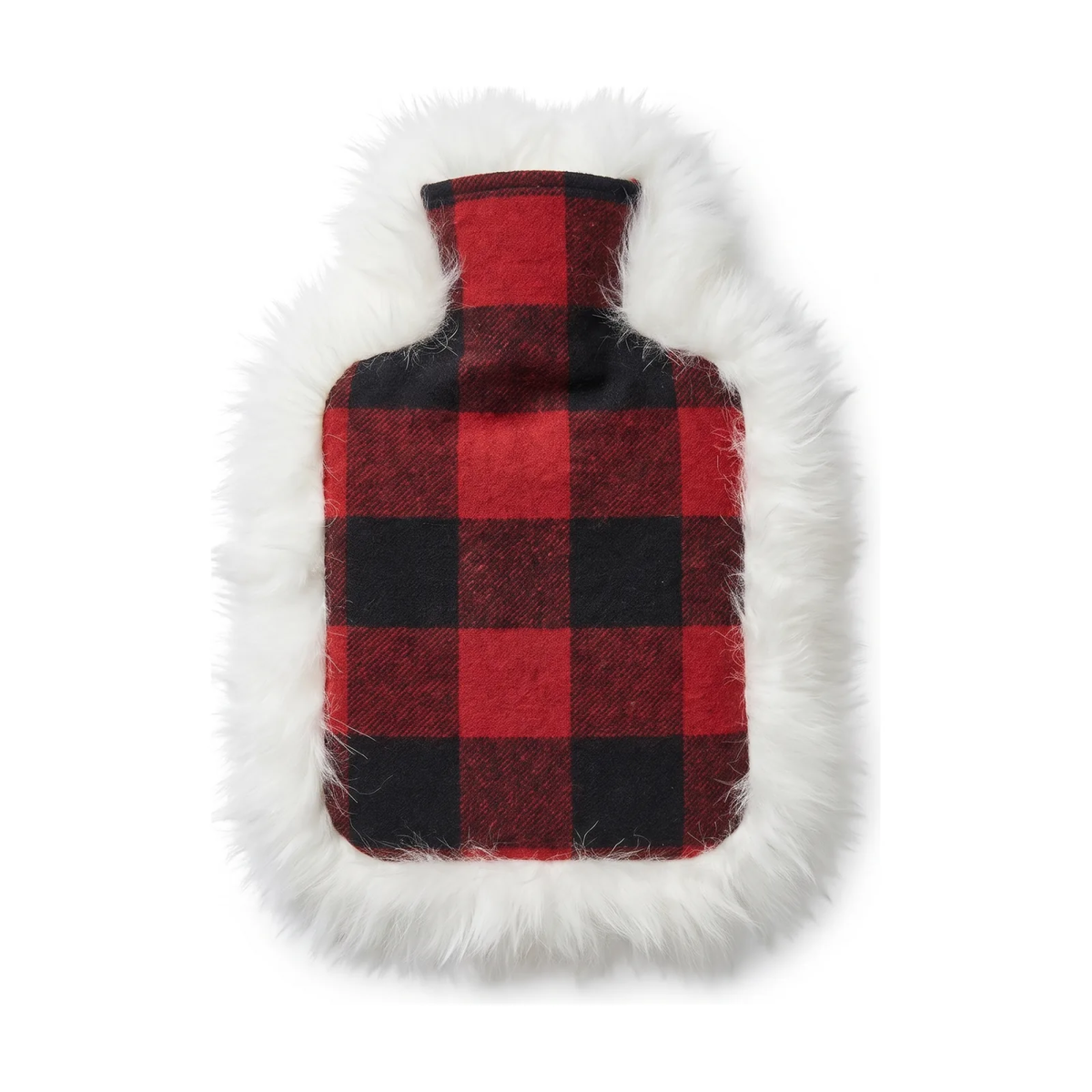 Termofor | Owcza Skóra i Wełna | 37x27 cm Rob Roy Tartan Red/Kość słoniowa