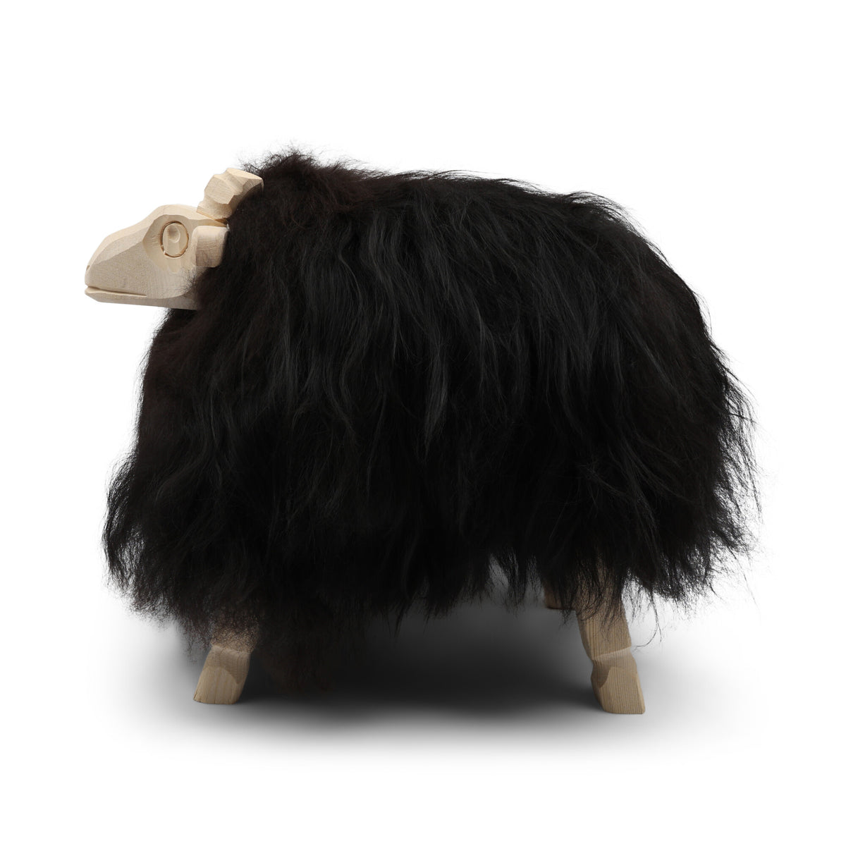 Owca Alpejska – Figurka Dekoracyjna Naturalnie czarny / Small