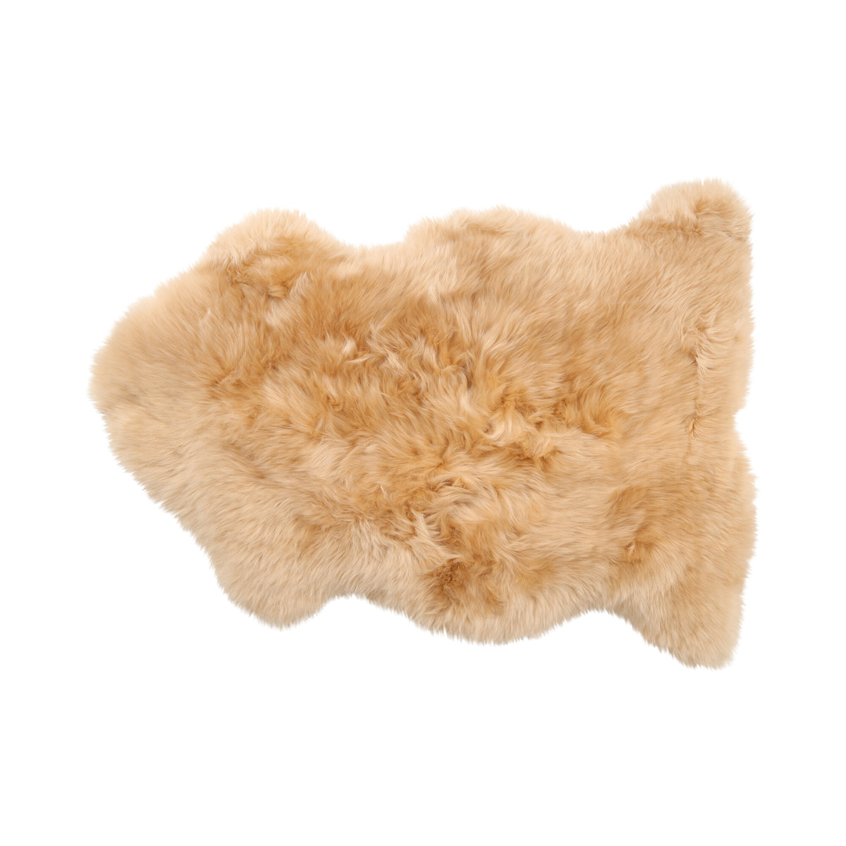 Owcza Skóra Merino Barwiona | Nowa Zelandia | Długa Wełna | ok. 90x60 cm Golden Tan