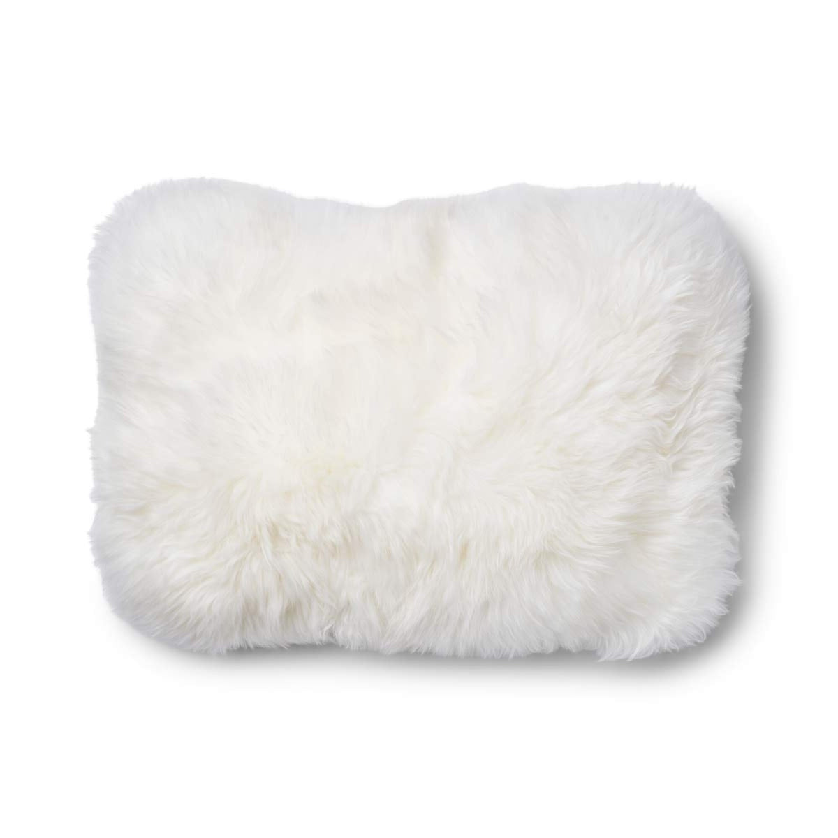 Dwustronna Poduszka | Długa Wełna | 34x52 cm Oatmeal-Beige/Kość słoniowa