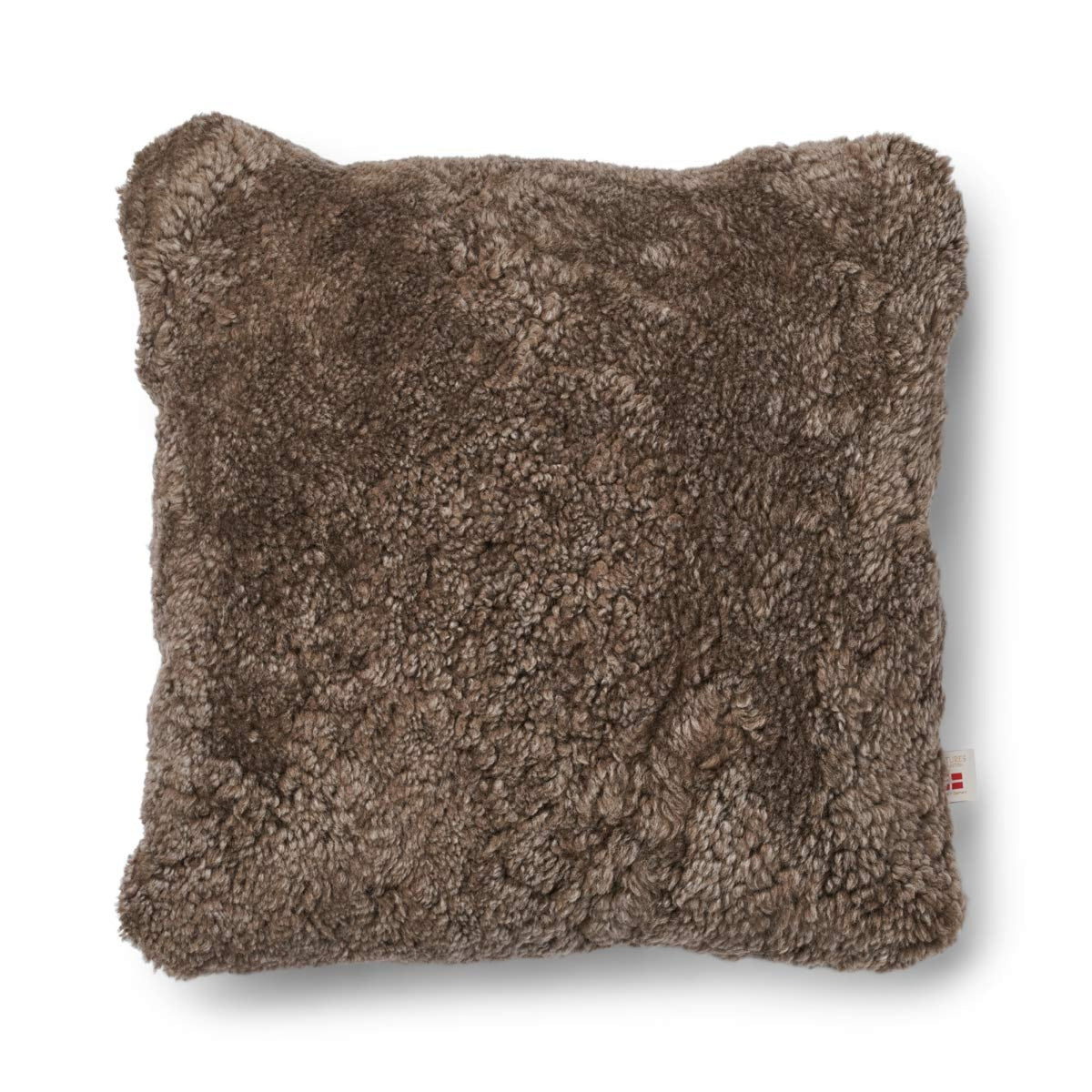 Poduszka z owczej skóry z krótką wełną | Dwustronna | 52x52 cm | 34x52 cm Beżowy/Taupe / 52x52 cm