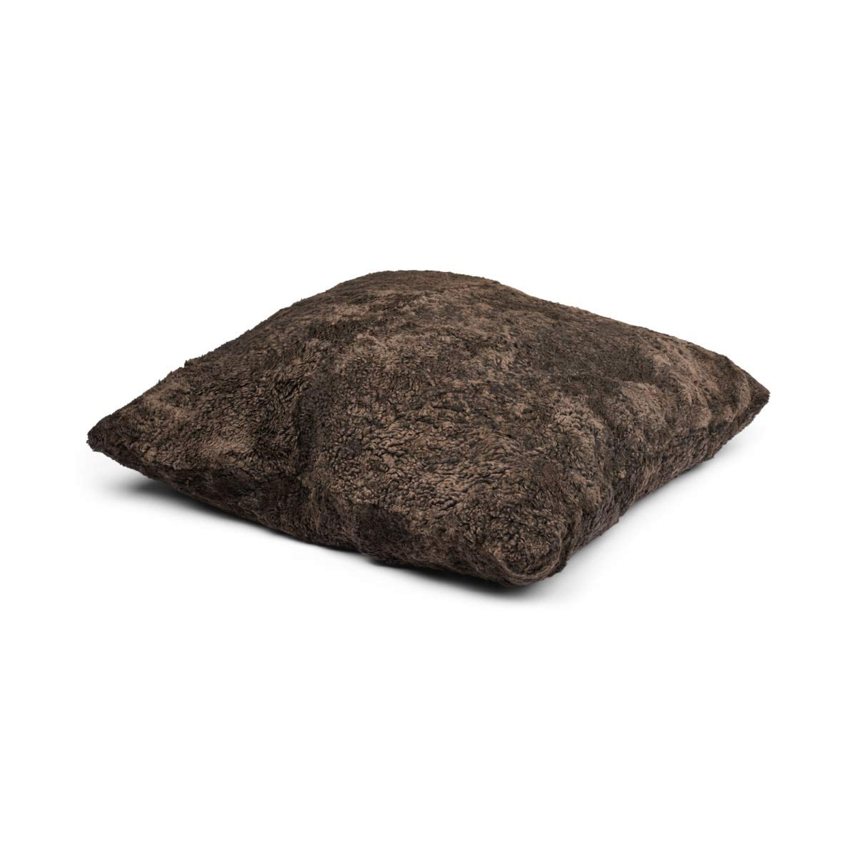Poduszka Maxi Float | Dwustronna | Krótka wełna | 90x90 cm Cappuccino