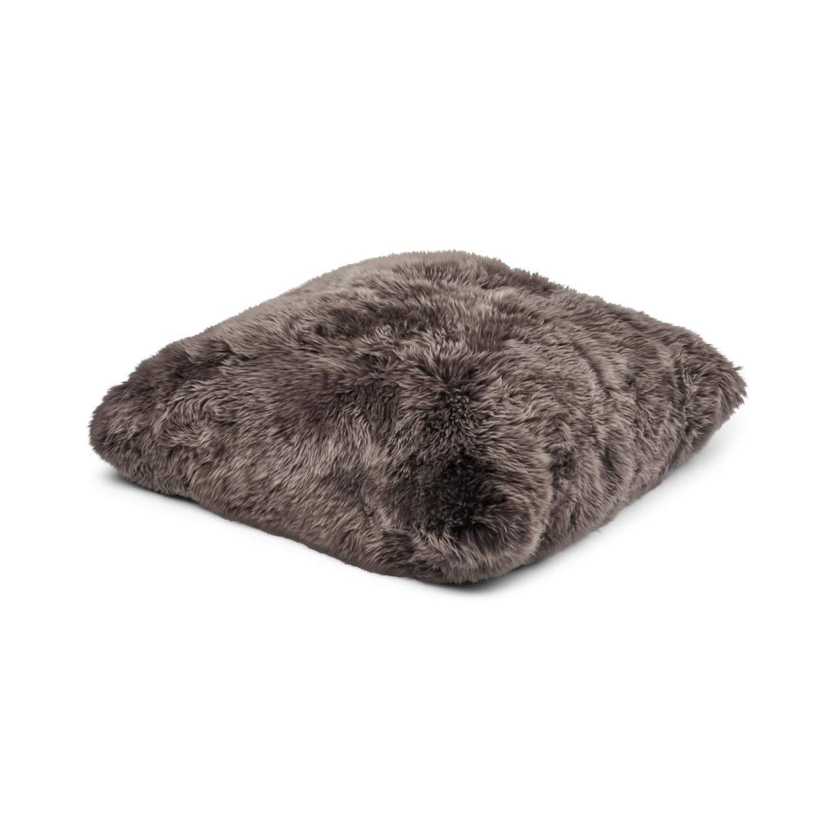 Poduszka Maxi Float | Dwustronna | Długa Wełna | 90x90 cm Orzechowy