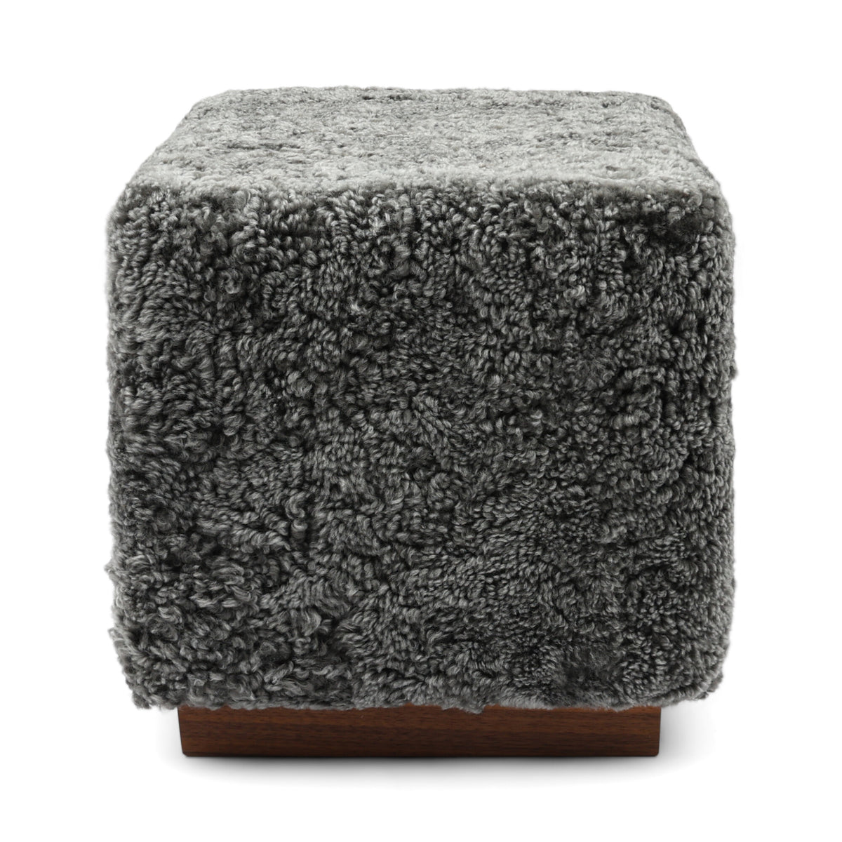 Puf Benjamin Cube Podstawa orzechowa / Grafit