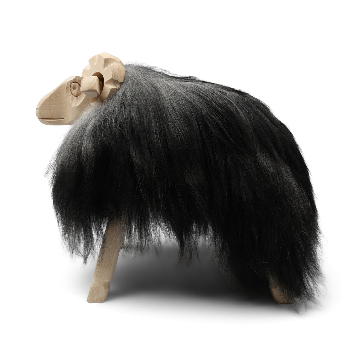 Owca Alpejska – Figurka Dekoracyjna Naturalny szary / Medium