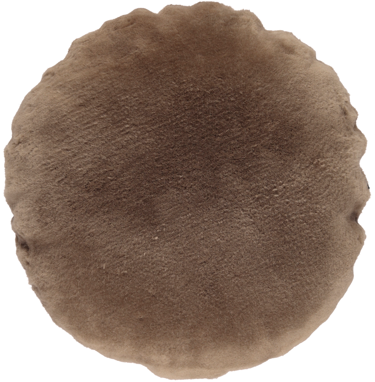 Poduszka Nordic Velvet jednostronna | Ø45 cm | Ø62 cm Jasna mokka / D45 cm