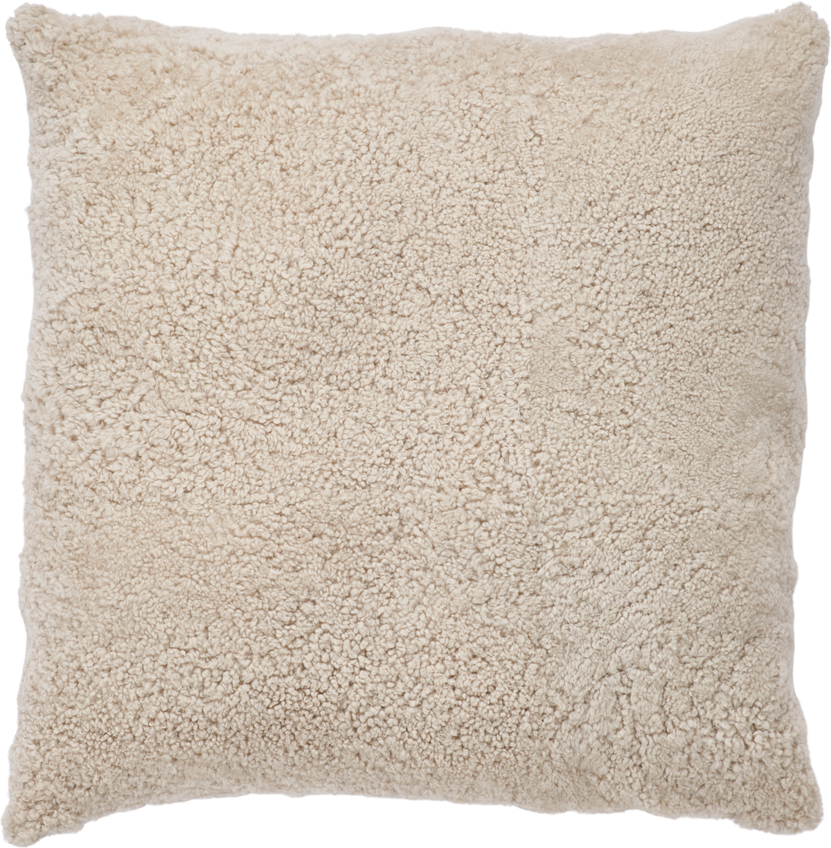 Poduszka Maxi Float | Krótka Wełna | 90x90 cm Perłowy
