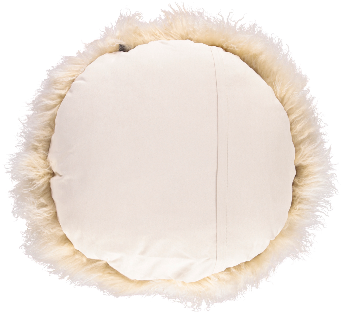 Poduszka Cake z Kręconej Owczej Skóry | Ø38 | Ø45 cm | Ø62 cm Arctic Sunrise / D62 cm