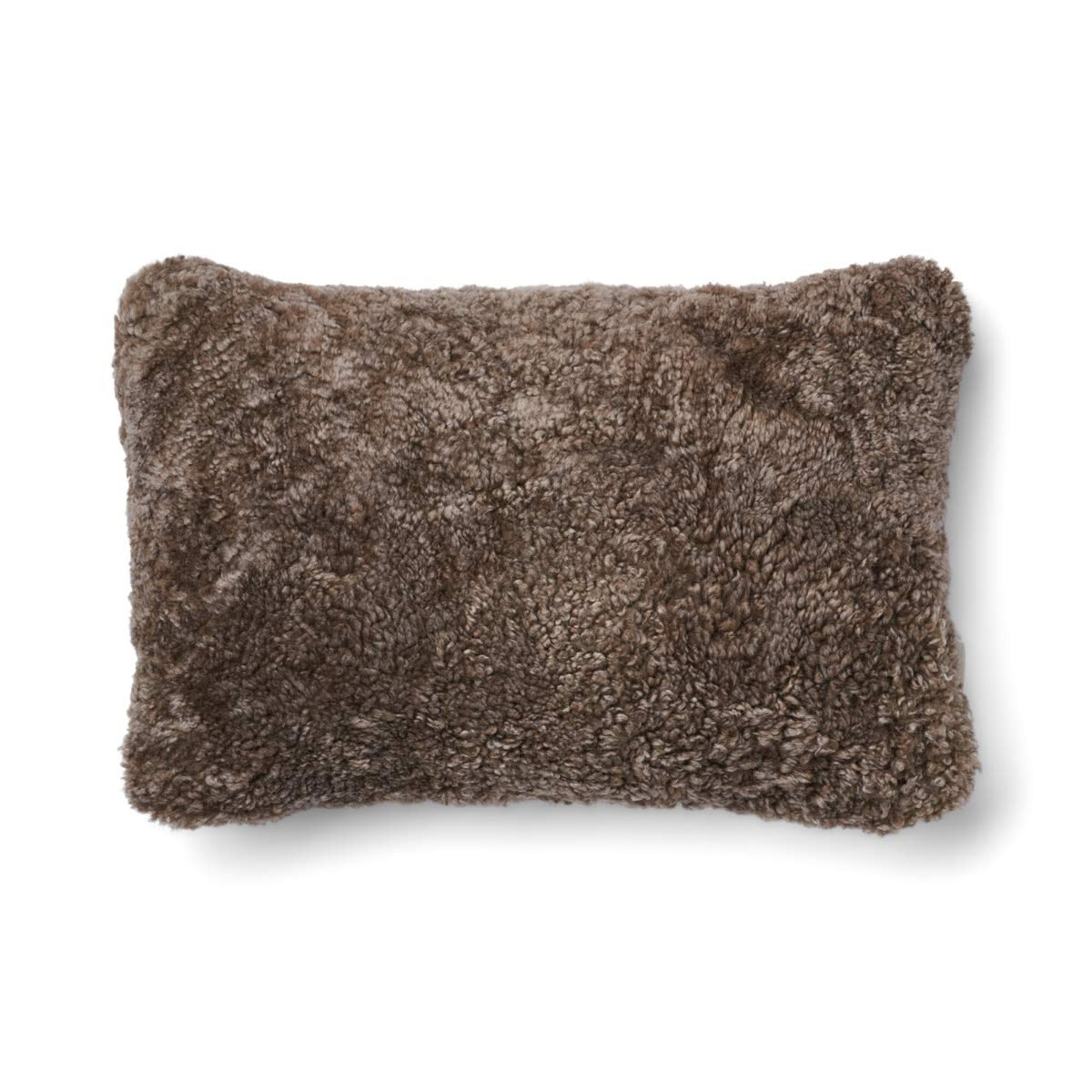 Poduszka z owczej skóry z krótką wełną | Dwustronna | 52x52 cm | 34x52 cm Beżowy/Taupe / 34x52 cm