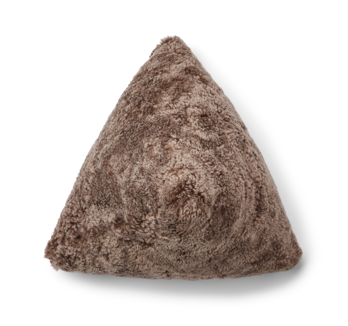 Poduszka Hematite | Krótka Wełna | 35x35x35 cm Taupe