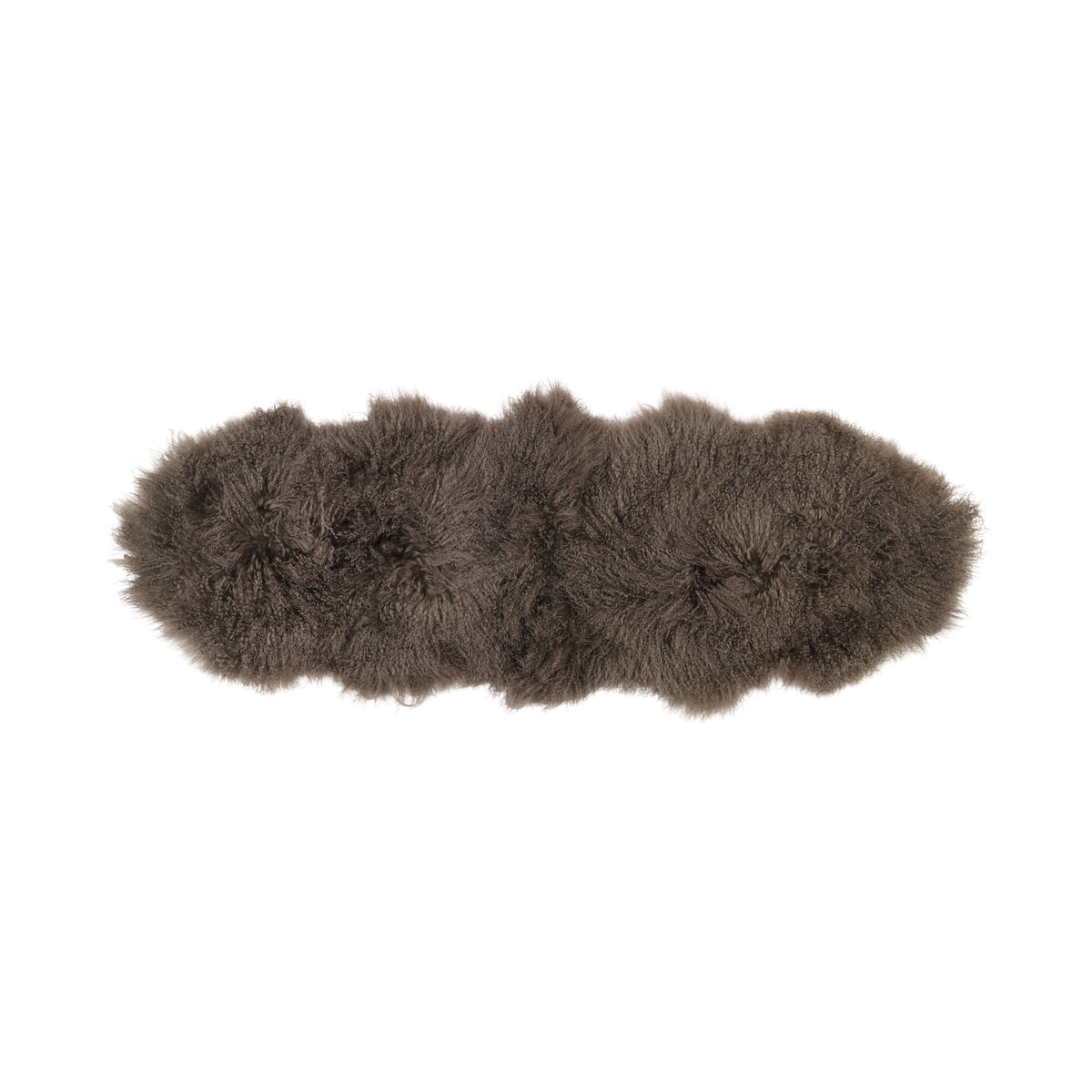 Podwójna Mongolska Owcza Skóra | 150 x 55 cm Taupe